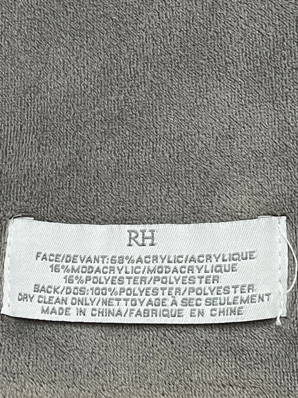 RH - Restoration Hardware Lapin Faux Fur Throw